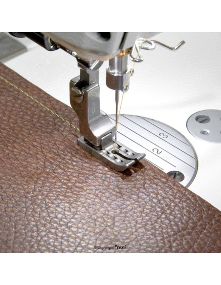 Pied rouleau pour cuir