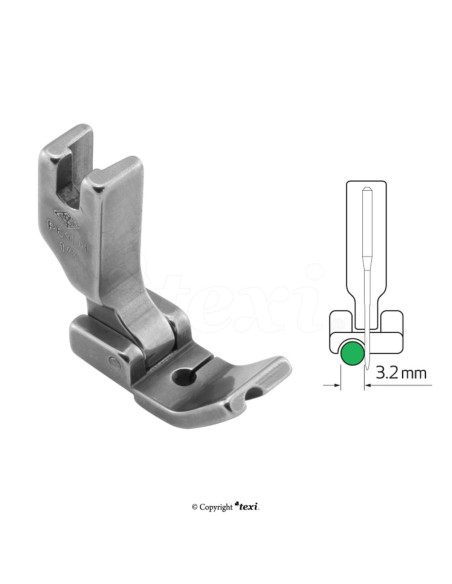 Pied pour passepoil étroit 3,2 mm