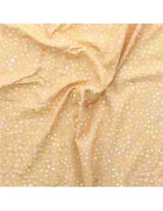 Tissu viscose - Tacheté chair 2