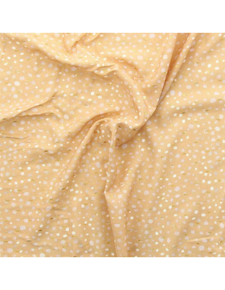 Tissu viscose - Tacheté chair