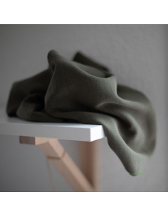 Tissu tencel crêpe - Kaki