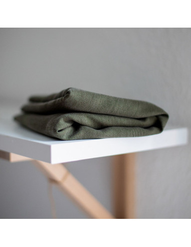 Tissu tencel crêpe - Kaki