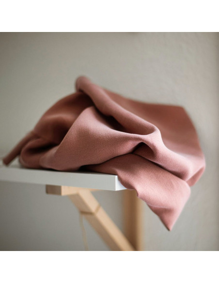 Tissu tencel crêpe - Rose antique