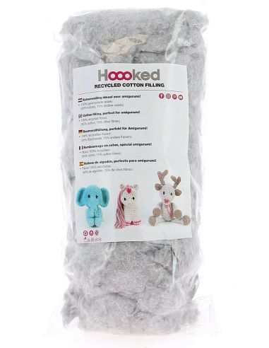 Fibre de rembourrage Hoooked 100 g - Gris nuage