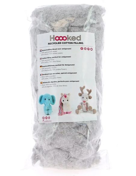 Fibre de rembourrage Hoooked 100 g - Gris nuage