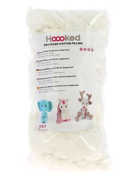 Fibre de rembourrage Hoooked 100 g - Écru