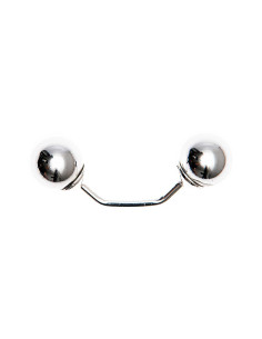Epingle à vis 2 tête branche argent 48 mm - Argent