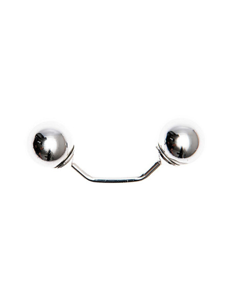 Epingle à vis 2 tête branche argent 48 mm - Argent
