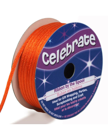 Cordon queue de rat Celebrate orange - 2 mm x 10 mètres