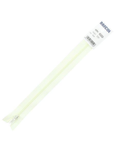 Fermeture nylon Rascol - Écru