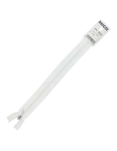 Fermeture invisible Rascol - Blanc