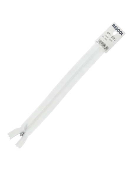 Fermeture invisible Rascol - Blanc