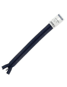 Fermeture invisible Rascol - Bleu marine