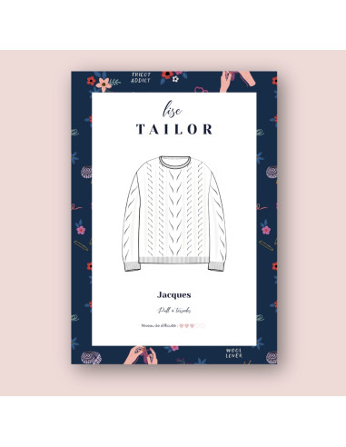 Patron de tricot - Pull Jacques - Lise Tailor