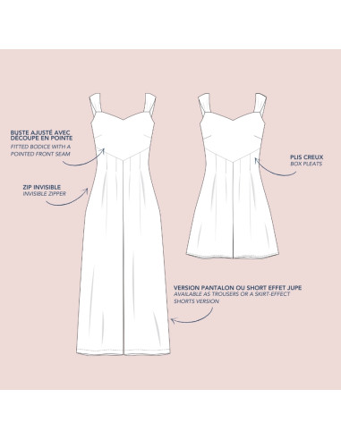 Patron de combinaison - Elinor - Lise Tailor