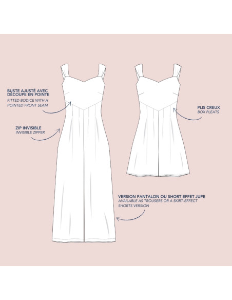 Patron de combinaison - Elinor - Lise Tailor