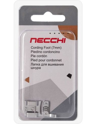 Pied pour cordons Necchi 7 mm