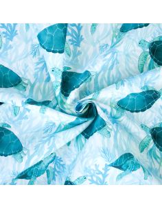 Tissu short de bain - Tortue