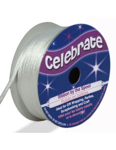 Cordon queue de rat Celebrate blanc - 2 mm x 10 mètres