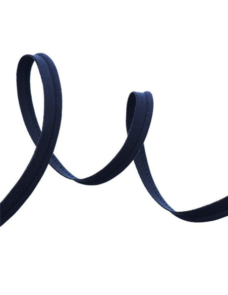 Passepoil tout textile 10 mm - Bleu nuit