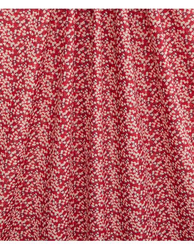 Tissu Liberty - Mitsi Valeria rouge coquelicot