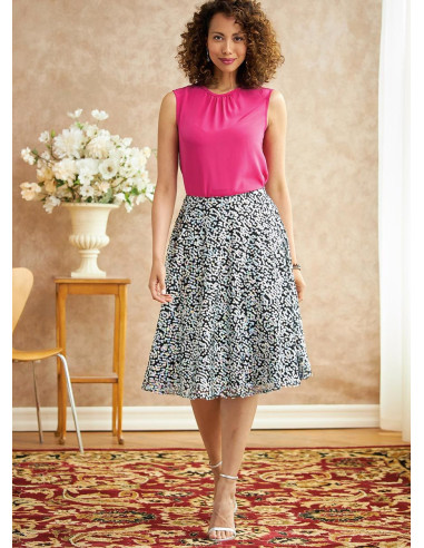Patron de veste, robe, haut, jupe et pantalon - Butterick 6718