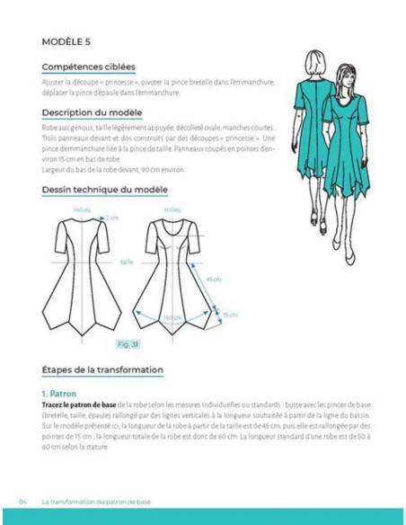 Livre je trace mes patrons - Le buste