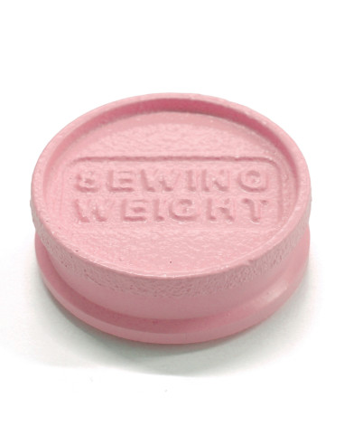 Poids pour patron Candy - Rose pastel