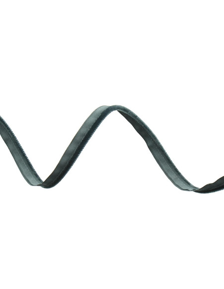 Passepoil d´habillement velours - Gris anthracite