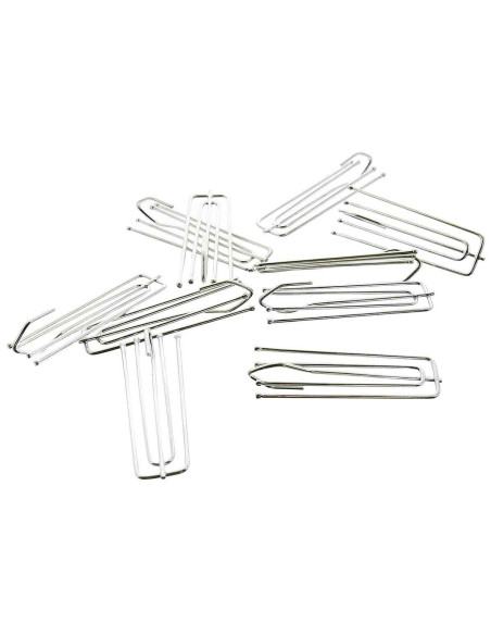 Agrafes 4 branches pli flamand 30 mm de tête accroche haute