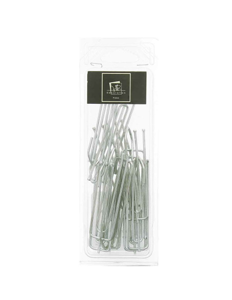 Agrafes 4 branches pli flamand 30 mm de tête accroche haute