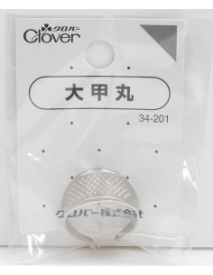 Dé métal bague sashiko Clover