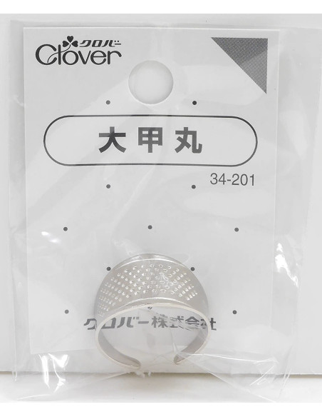 Dé métal bague sashiko Clover