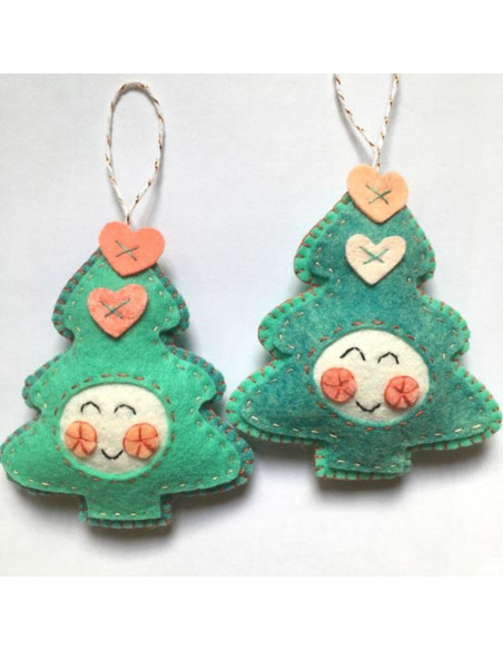 Kit feutrine Noël kawaii