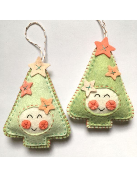 Kit feutrine Noël kawaii