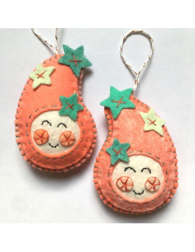 Kit feutrine Noël kawaii