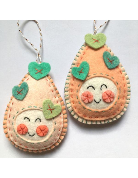 Kit feutrine Noël kawaii