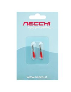 Lot de 2 lames de rechange à pointe fine 45° pour machine Creator Express Necchi 2