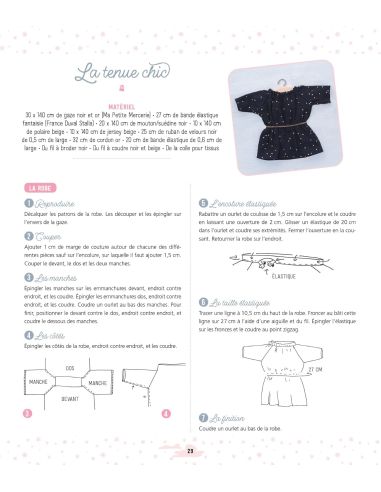 Livre je couds la garde robe de ma poupée