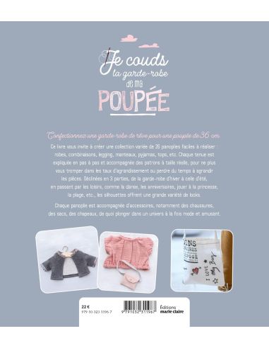 Livre je couds la garde robe de ma poupée
