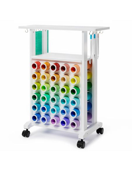 Meuble organisateur mobile avec roues Crafit Beegrid R30
