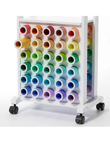 Meuble organisateur mobile avec roues Crafit Beegrid R30