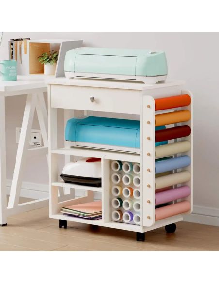 Meuble organisateur mobile avec roues Crafit Beegrid R23