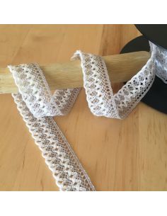 Dentelle feston 20mm- Gris