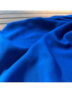 Tissu crêpe de viscose Bleu klein - My Dress Made