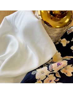 Tissu crêpe de viscose Blanc ivoire - My Dress Made