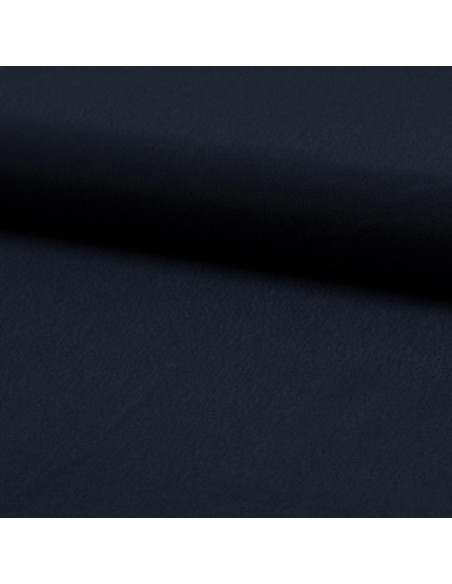 Tissu crêpe de viscose - Bleu marine
