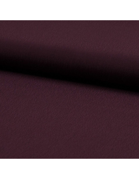 Tissu crêpe de viscose - Bordeaux
