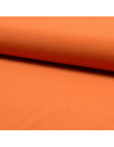 Tissu crêpe de viscose - Orange
