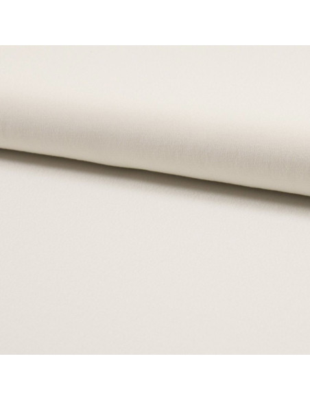 Tissu crêpe de viscose - Écru
